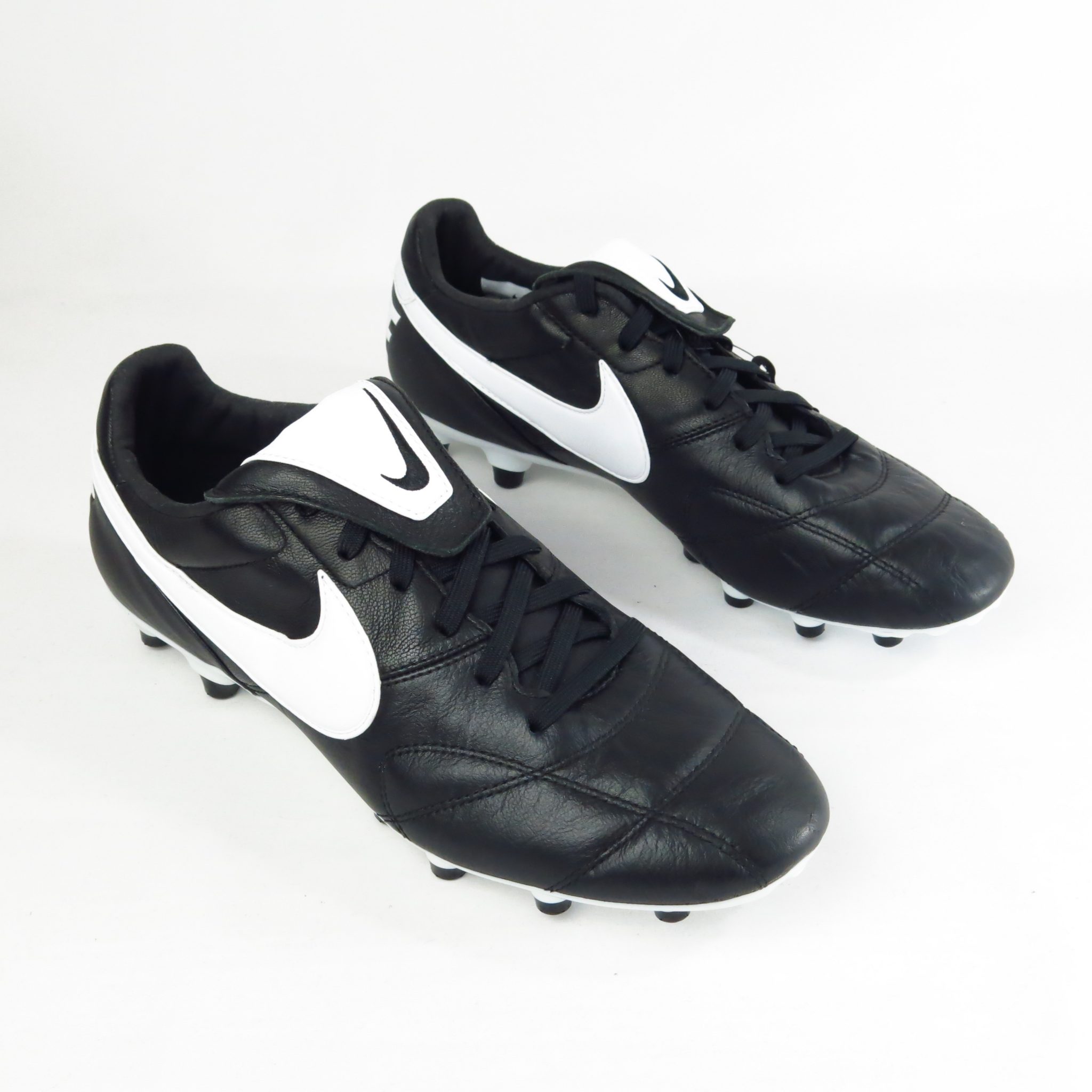 nike black leather football boots